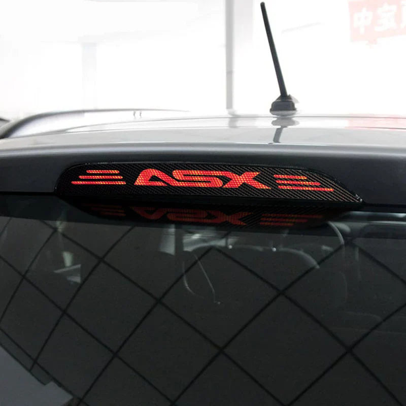 Hot Sale carbon fiber brake light decoration cover stickers case for MITSUBISHI asx 2011 2012 2013 2014 2015 car accessories