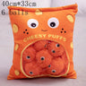 New Kawaii Animal Balls Pudding Candy Bag Pillow Plush Stuffed Mini Doll of Donut Boba Milk Tea Bat Newt Cat Nap Plushie