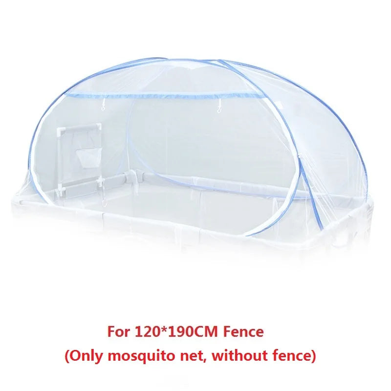 IMBABY Baby Playpens with Mosquito Net Playpen for Children Safety Barrier Baby Playground with Free Gifts Baby Activity Fence