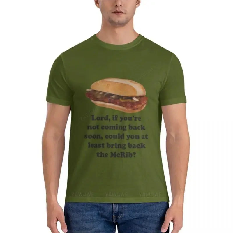 Bring Back The McRib Classic T-Shirt plain white t shirts men clothes for men summer t-shirt men