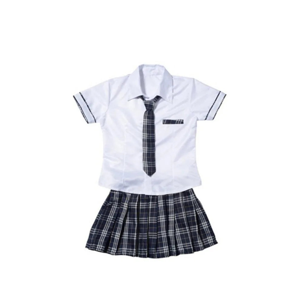 Cosplay Student JK Uniform Dress Suit Set Japanese Sailor School Uniform Full Set Girls Costume A-Line Skirt Korean High School