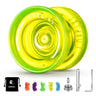 MAGICYOYO Responsive Crystal YoYo K2, Plastic Yo Yo for Kids, Beginner Replacement Unresponsive Bearing for Advancer