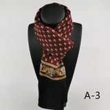 New Fashion Spring Winter Silk Scarf for Men Luxury Brand Designer Scarves Plaid for Women Scarf To Keep Warm