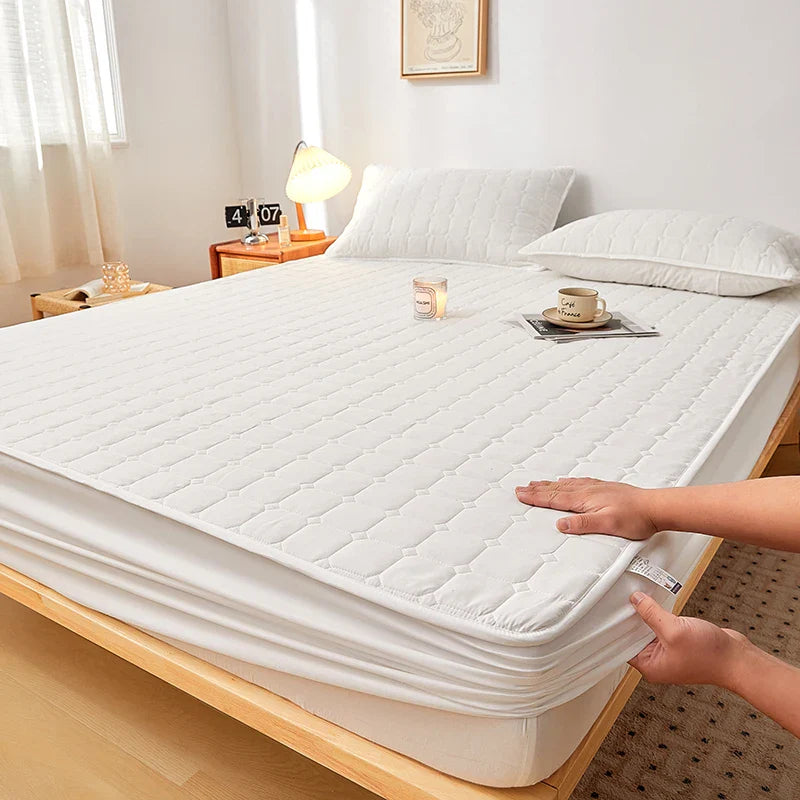 Dreamreal Thicken Mattress Pad Protector Skin-Friendly Durable Fitted Sheet Bed Cover Cotton Mat Cover 150x200 180x200 160x200