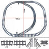 MOC Railway Track For Train Tracks Straight Curved Soft Rails Track Building Block Bricks DIY Trains Rail Boys Toys For Children