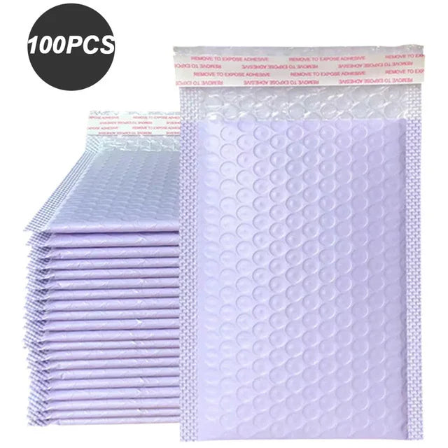 100 Pcs Black Bubble Mailer Bubble Padded Mailing Envelopes Mailer Poly for Packaging Self Seal Shipping Bag Bubble Padding