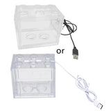 Portable USB Mini Aquarium for Tank LED  Light Desktop Breeding for Tank Aqu