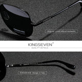 KINGSEVEN 2023 New Brand Men Aluminum Photochromic Sunglasses Polarized UV400 Lens Male Sun Glasses Women For Men‘s Eyewear 7735