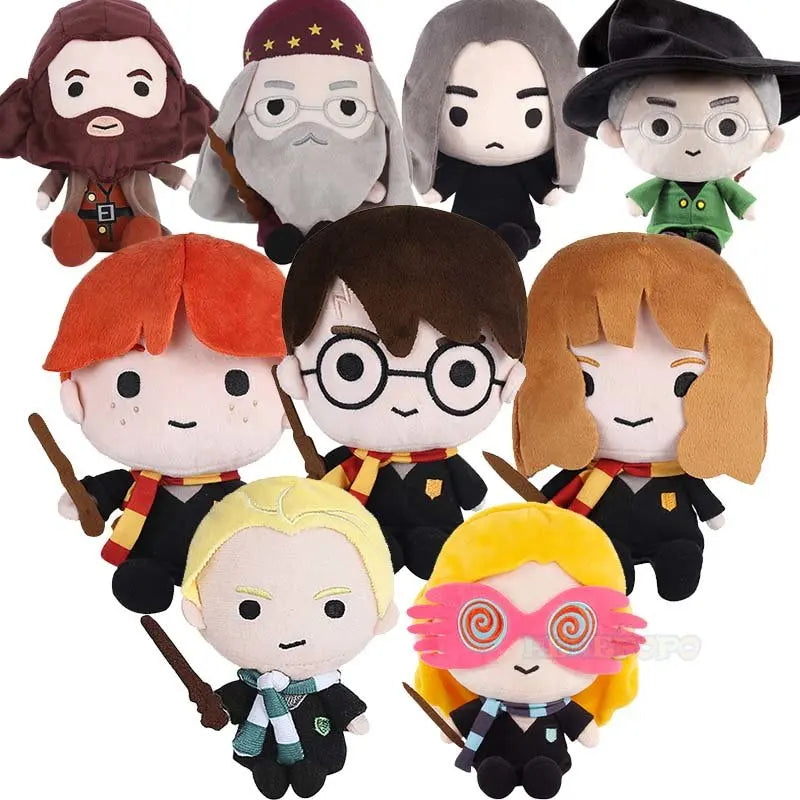 20/25cm New Original Harry Potter Plush Toy Scarf Ron Movie TV Stuffed Toys Doll Character Plush Doll PP Cute Birthday Gift Doll