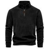 Men Winter Pullover Sweatshirts Fleece Warm Stand-up Collar Pullovers High Quality Male Autumn Outwear Casual Sweatshirts XXL