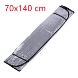 140cm Car Windshield Foldable Sun Shade Visor Cover Block Reflector Portable Breathable Anti UV Protector Screen Free