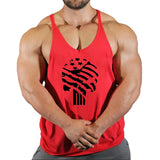 2021 Gym clothing cotton singlets Men's Undershirt bodybuilding tank top men fitness shirt muscle guys sleeveless vest Tank tops