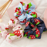 Ins Hot Sale Large Size Premium Headdress Extra Large Floral Scrunchie Layered Chiffon Satin Hair Tie Elastic Scrunchie