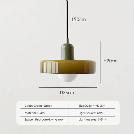 Nordic Glass Pendant Light Candy Color Single Head Lamp For Living Room Bedroom Study Dining Room Bar Indoor Decorative Fixtures