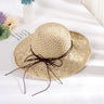 Women's Large Brim Straw Beach Hats Girl Cap Breathable Sunscreen Uv Protection Ladies Sun Visor Female Big Brim Straw Empty