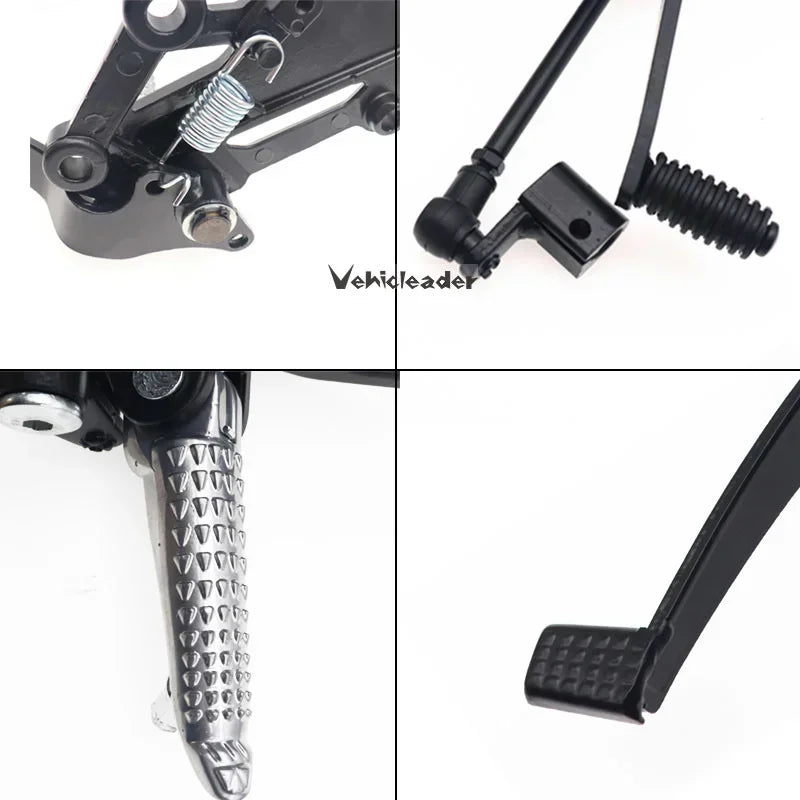 Motorcycle Left Or Right Rear Foot Peg Brake Pedal Footrest Bracket For KAWASAKI VERSYS 250/300 NINJA EX250R Z250 Z300