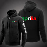 Motorcycle Aprilia Spring Autumn 2024 Custom Cardigan Tops zipper Hoodies Jacket Print Clothing Fashion Casual Sweatshirt Coats