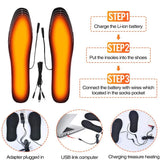 2022 New USB Heated Shoe Insoles Feet Warm Sock Pad Mat Electrically Heating Insoles Washable Warm Thermal Insoles Unisex