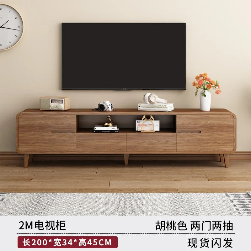 Light Wood Tv Stand Cabinet Storage Drawers Modern Simple Tv Stand Cabinet Home Luxury Muebles Para El Hogar Salon Furniture