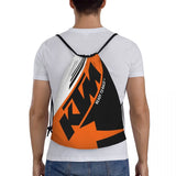 Ready To Race Enduro Moto Cross Drawstring Bags Football Backpack Gym Sackpack Motocycle Bike String Bag for Exercise