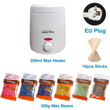 Wax Heater Machine for Hair Removal Paraffin Warmer Depilation Kit Waxing Melting Depilatory Dipping Pot