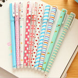 10 Pcs Korean Stationery Stationery Watercolor Pen Gel Pens Set Color Kandelia