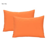 Kids Travel Pillowcase Children Soft Breathable Pillow Covers Envelope Pillow Case Microfiber Pillow Protect Cases 2PCS Q81A