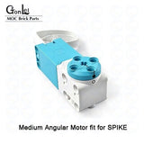 NEW Technical Medium Servo Motors SPIKE 45603 fit for 37718 Programmable Hub SPIKE 6-Ports Building Blocks Education DIY Toys