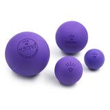 Rubber Fascia Massage Ball Yoga Fitness Muscle Relaxation Pain Relief Lacrosse Massage Ball Portable Physiotherapy Ball