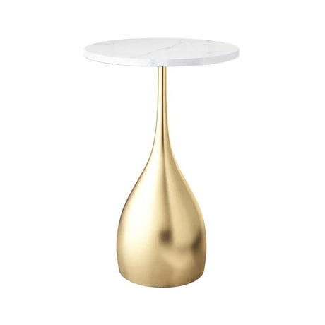 منضدة قهوة Nordic Simple Creative Small Coffee Table Living Room Sofa Round Table Side Table Bedside Marble Corner Table Gold