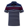 2023 New Summer Men Classic Striped Polo Mens Cotton Short-Sleeved Embroidered Business Casual Hot Polo Shirt Male Dropshipping