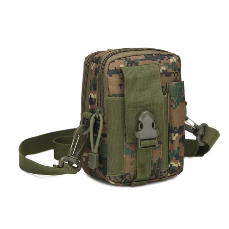 Camouflage Belt Zipper Waist Pack Men's Casual Bag Travel Purse Tactical Outdoor Fishing Running Sports Mobile Phone Fanny Pack