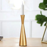 1Pcs European Modern Candlestick Small Waist Candlestick Metal Crafts Desktop Wedding Table Decoration Candlestick Holder