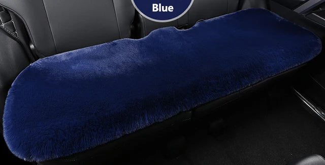 Car Seat Covers Wool Fur Capes for Cars Seat Protection Plush Material Warm Winter Suit Most Cushion Heated Interior Accessories