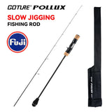 Goture Pollux Fuji Slow Jigging Fishing Rod Lure 1.83m/1.98m Max 260g Spinning Casting 30T Carbon Fiber Sea Pole M ML MH Power