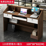 Modern Reception Desks Office Furniture Simple Bar Counter Commercial Clothing Store Cashier Desk Barber Shop Reception Desks