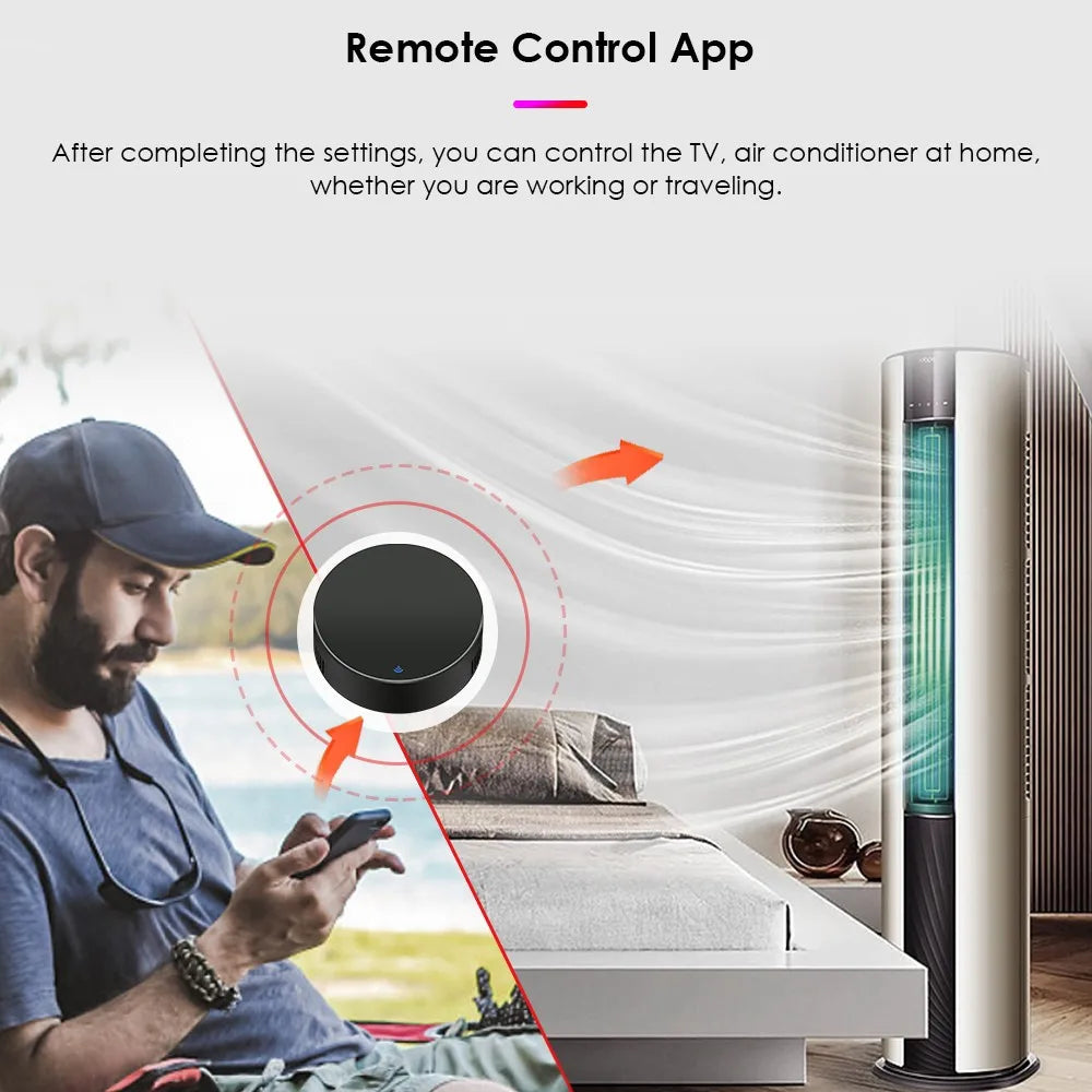 IR Remote Control Smart WiFi Universal Infrared Tuya For Smart Home Control For TV DVD AUD AC Work With Amazon Alexa Google Home