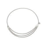 Fashion jewelry Sexy Trendy Female Sexy Body Chain Personality Simple Yoga Aluminum Chain Hollow Waist Chaingifts for Women