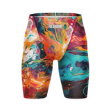 New Summer Men's Beach Tights Shorts Swimming Trunks Endurance Athletic Training Pants Swimsuit Diving Surfing Jammers Swimwear