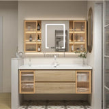 Locker Display Bathroom Cabinet Shelves Toilet Closet Bathroom Cabinet Wooden Washbasin Badezimmer Schrank Home Furniture YQ