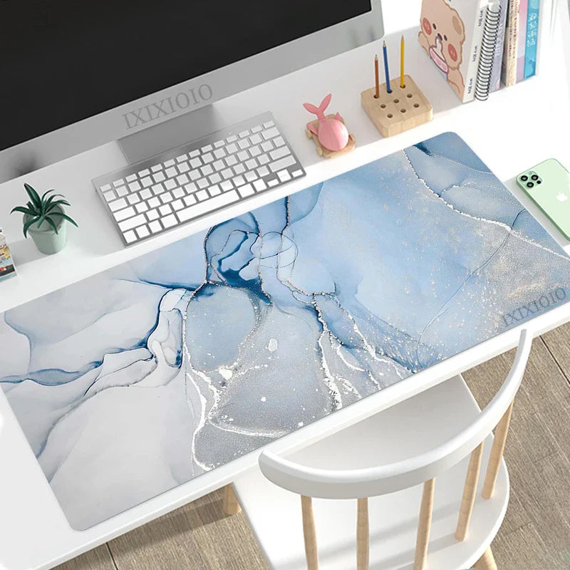 Mouse Pad Gamer Fashion Marble XL HD Computer New Mousepad XXL keyboard pad Carpet Soft Non-Slip Office Accessories Mice Pad