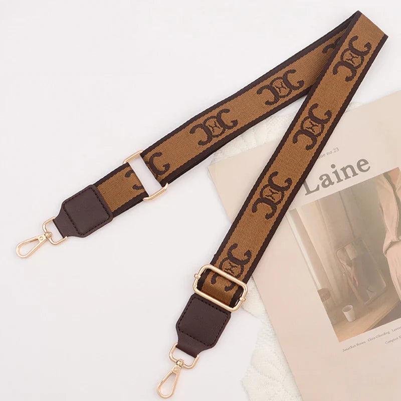 Adjustable Bag Strap Woman Purse Straps for Crossbody Messenger Shoulder Bag Accessories Nylon Embroidered Belts Straps Sangle