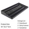Guitar Pedal Board Rockhouse Guitar Effects Pedal Board Sturdy PE Plastic Guitar Pedalboard Case Guitar Pedal Guitar Accessories