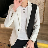 Men Blazer Slim Fit 2024 Autumn New Hot Suit Jacket Casual Streetwear Blazer Masculino Fashion Formal Blazer Hombre Men Clothing