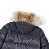 Winter Mens Canadian CG Standard Expedtions Parka Goose Down Jacket Warm Outerwear Coat Windproof Hood Big Real Coyote Fur