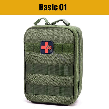 Tactical Molle First Aid Kit Survival Bag Emergency Pouch Military Outdoor Travel Waist Pack EDC Hunting Camping Lifesaving Case