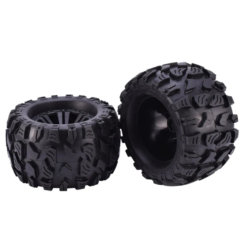 4PCS 12mm Hub 1/10 Tyre Wheel 120mm 125mm 130mm Monster Truck Tires Wheels Buggy RC Car Crawler Traxxas Scx10 Buggy