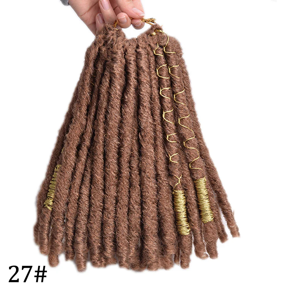 Jumbo Faux Locs Synthetic Crochet Braids Hair Extension Afro Hairstyles Soft Dreadlock For Women Crochet Braiding Hair