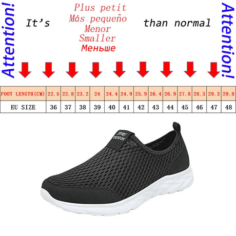 Men's Sneakers Breathable Men Casual Shoes Outdoor Non-Slip Male Loafers Walking Lightweight Fashion Male Tennis Free Shipping