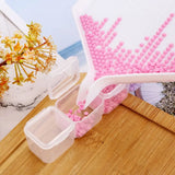 Large Capacity Diamond Painting Tray Plastic Drill Plate Nail Art Beading Plates Cross Stitch Embroidery Accessories